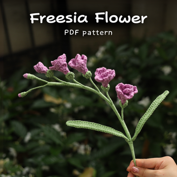 Freesia Flower Crochet Pattern