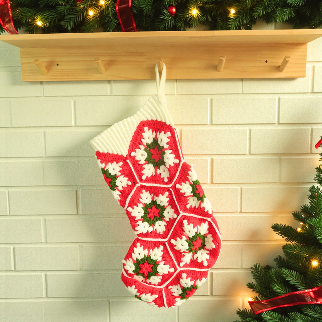 4in1 Christmas Socks Crochet Pattern