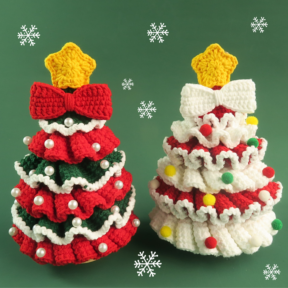 5in1 Christmas Tree Bundle Crochet Pattern