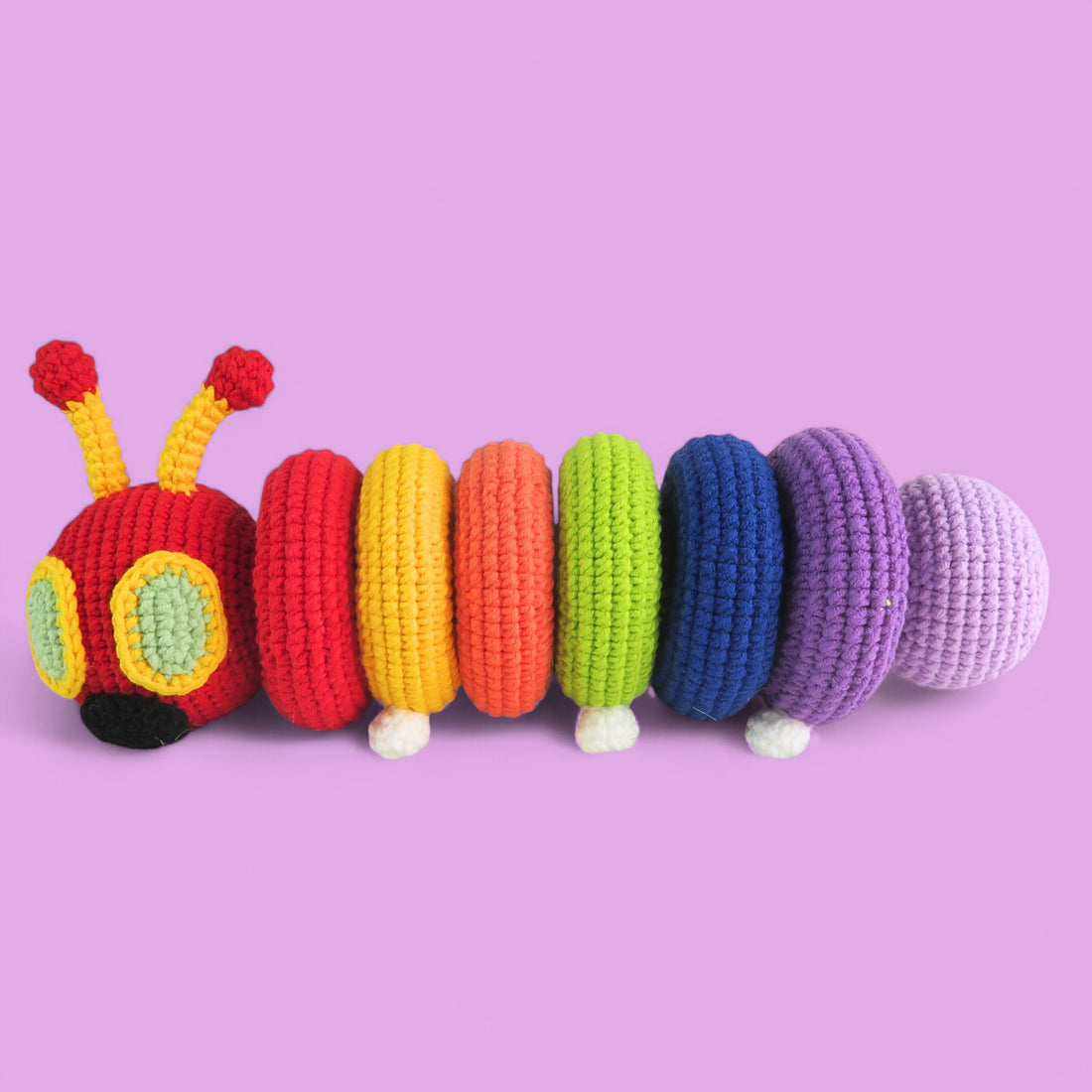 9 in 1 The Very Hungry Caterpillar Stacking Toys Crochet Pattern