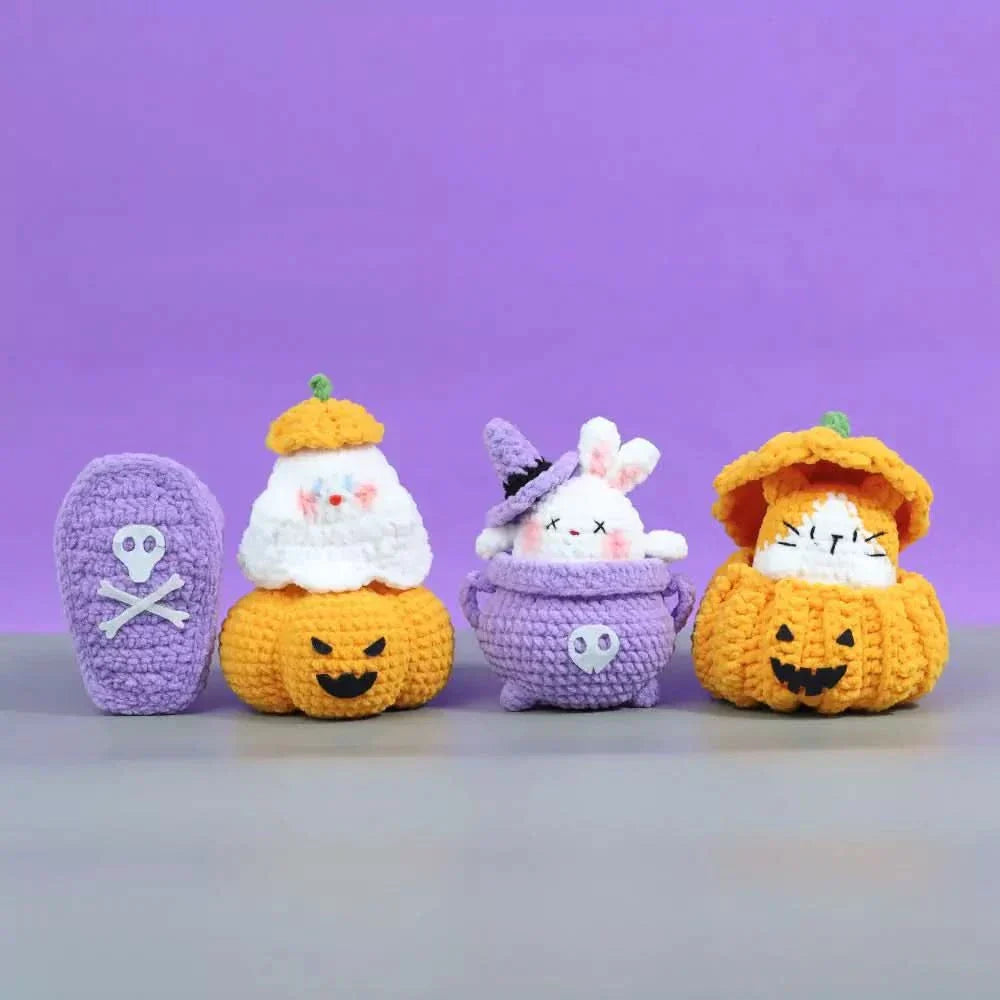 4-in-1 Boo-tifully Halloween Crochet Pattern