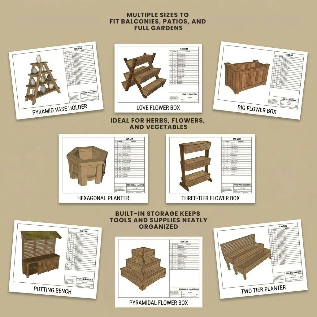 100+ Woodworking Projects – Step-by-Step Plans for Beginners & Pros