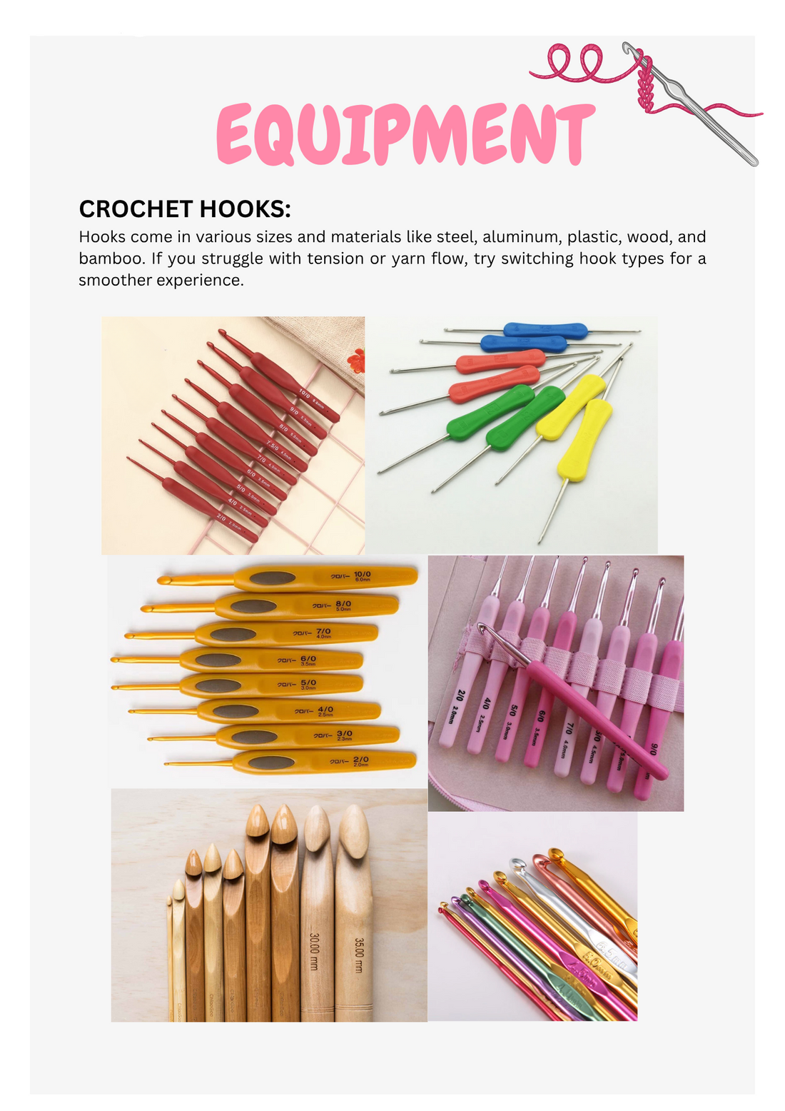 Learning PDF: How to crochet for complete beginner with SeasonalCrochet