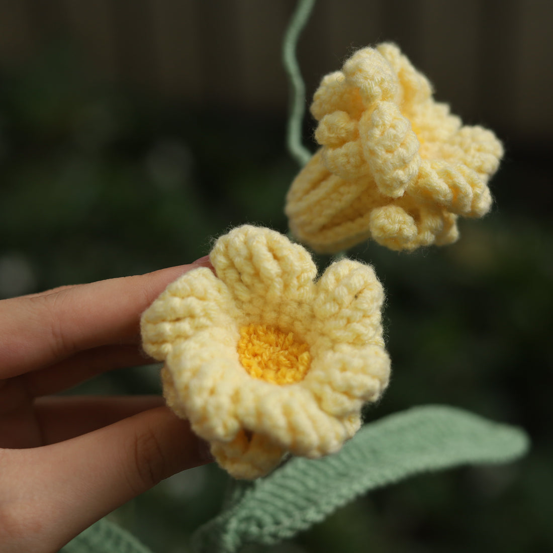 Yellow Carnation Flower Crochet Pattern