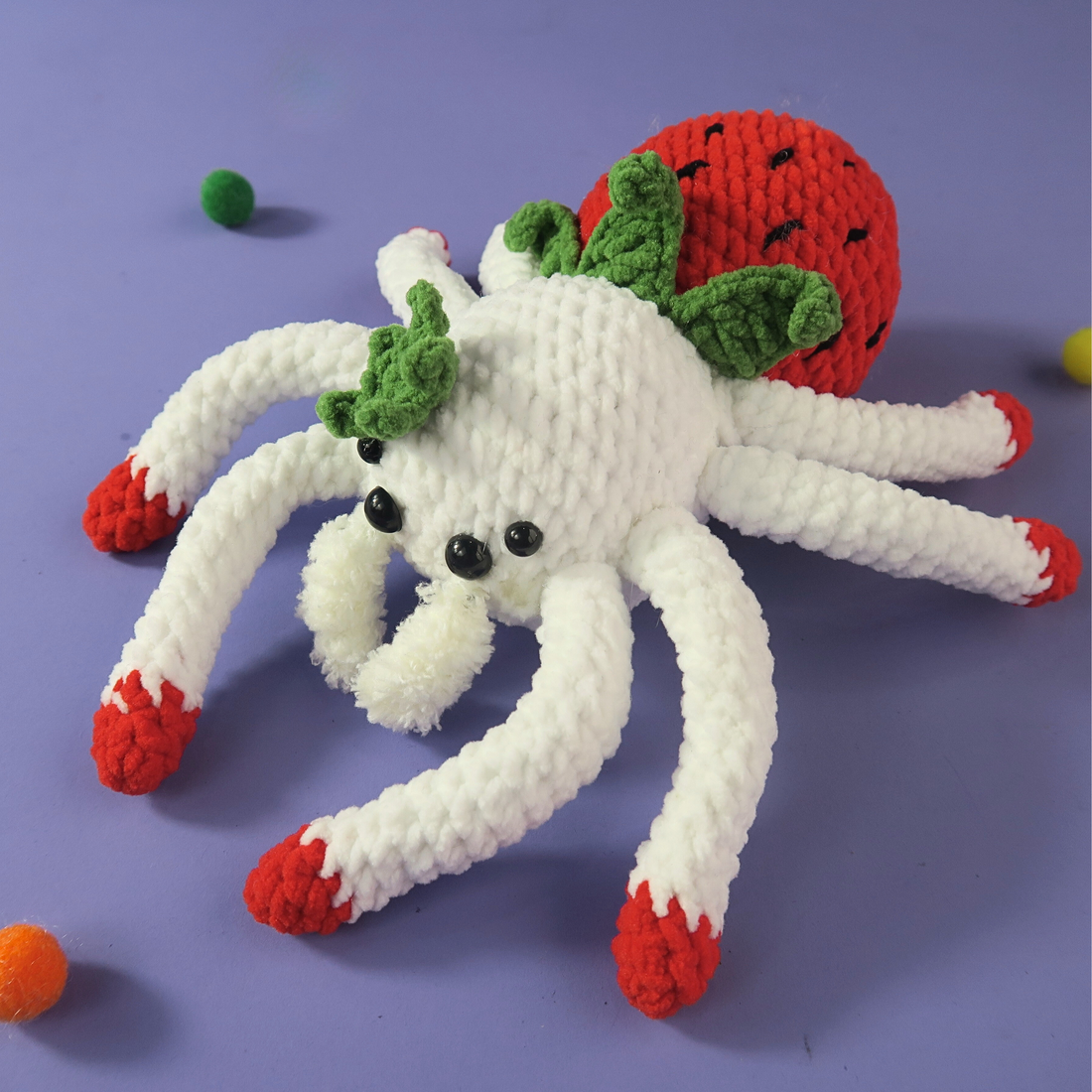 5-in-1 Halloween Flower Spiders Crochet Pattern