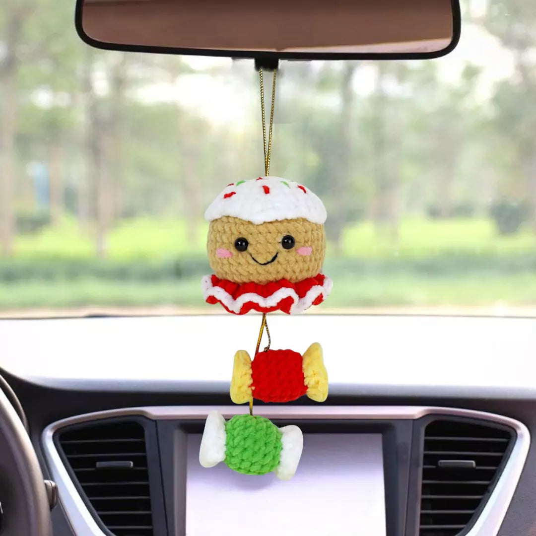 4-in-1 Christmas Bell Car Hanging Pattern
