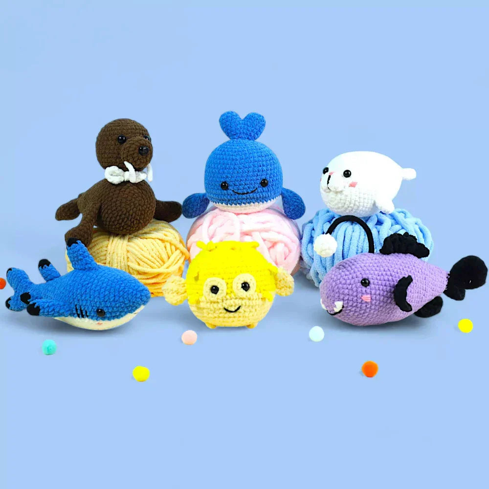 Aquatic Friends Crochet Pattern